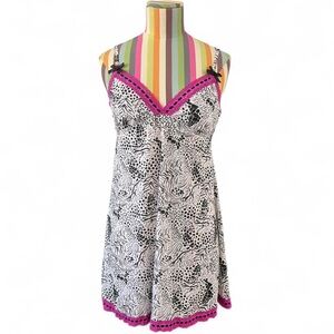 La Senza Black White Pink Slip Dress